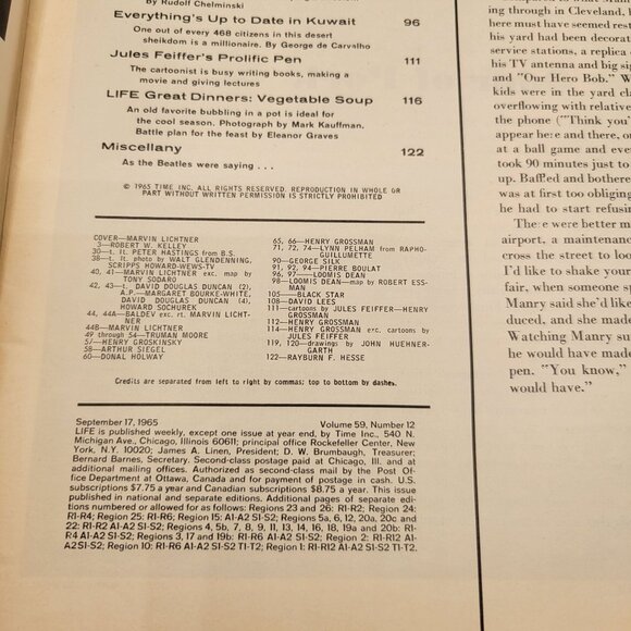 Life Magazine 1965 Indian Pakistan War British Fashion Tape It Yourself TV - Picture 4 of 7